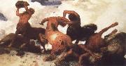 Arnold Bocklin Centaur Fight oil painting picture wholesale
